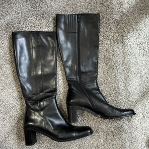 Via Spiga Black Heeled Boots